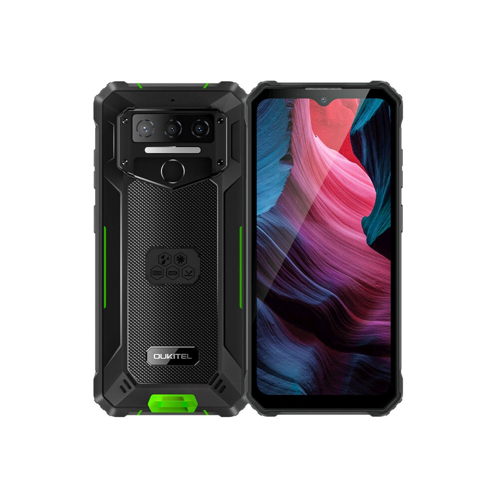 Oukitel Wp23 Pro, 8Gb+128Gb, Ip68/Ip69k, 6.52 Inch Unisoc T606 Octa-Core, Nfc, Network: 4G(Green) Green