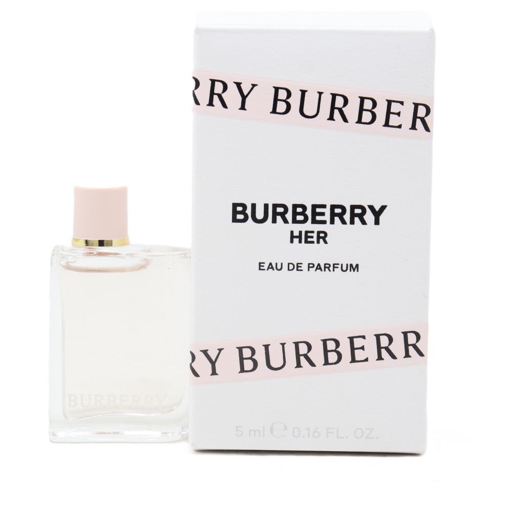 Burberry Her by Burberry Eau De Parfum Miniature 0.16oz/5ml Splash New With Box