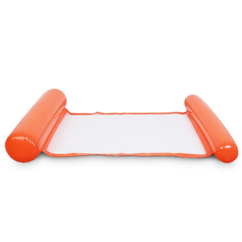 Foldable Double-purpose Backrest Float Hammock with Net, Size:120 x 75cm(Orange) 2