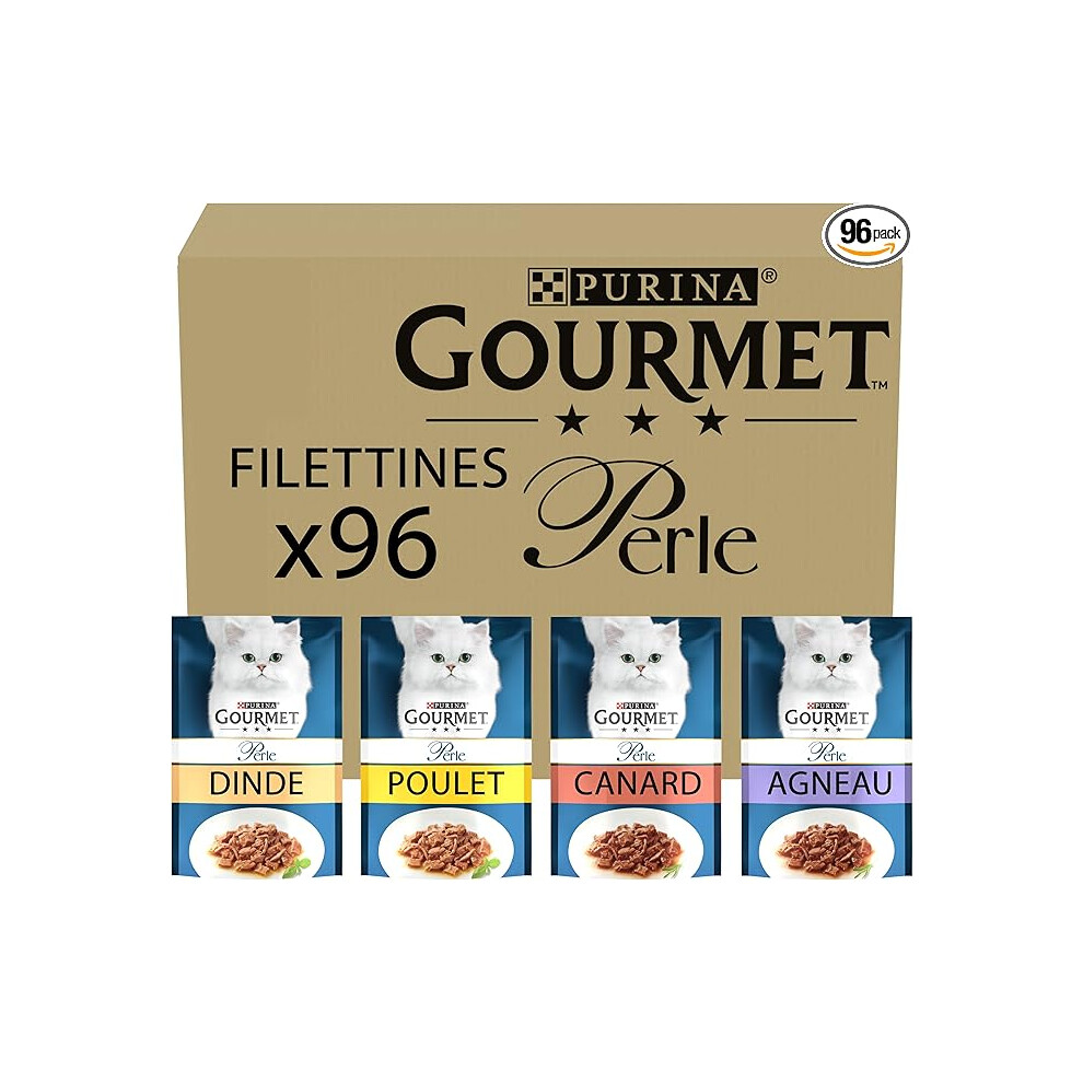 GOURMET Perle Chef's Collection in Gravy Wet Cat Food 96x85g