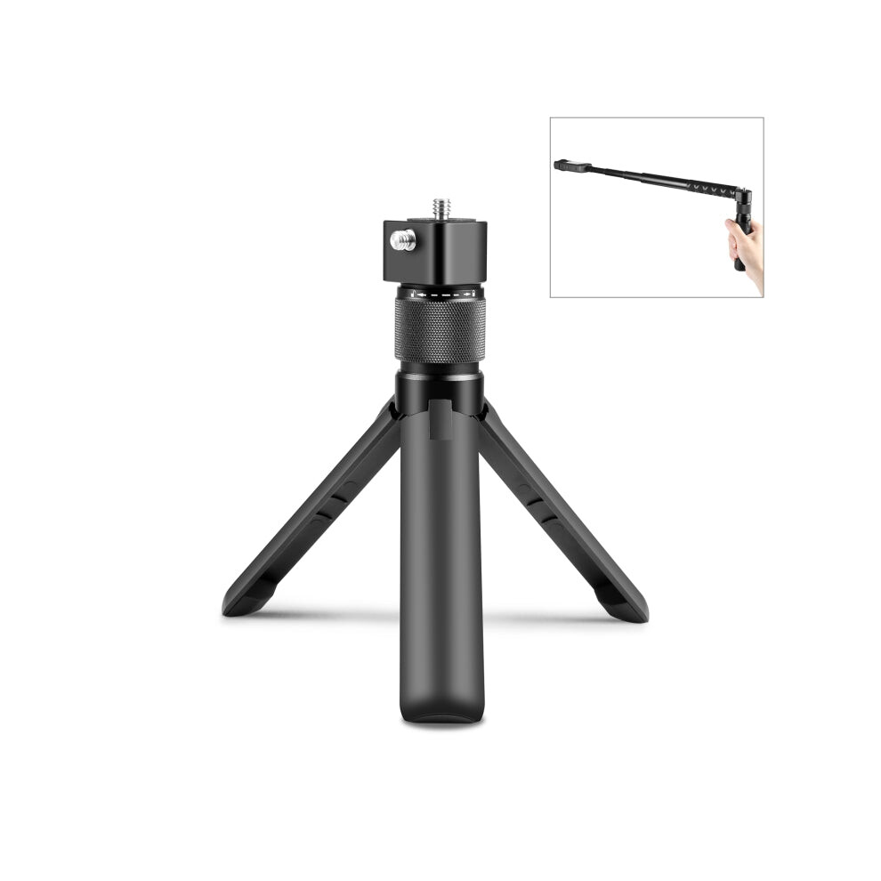For Insta360 X3 / X4 PULUZ Rotary Handle Desktop Tripod Stand (Black)