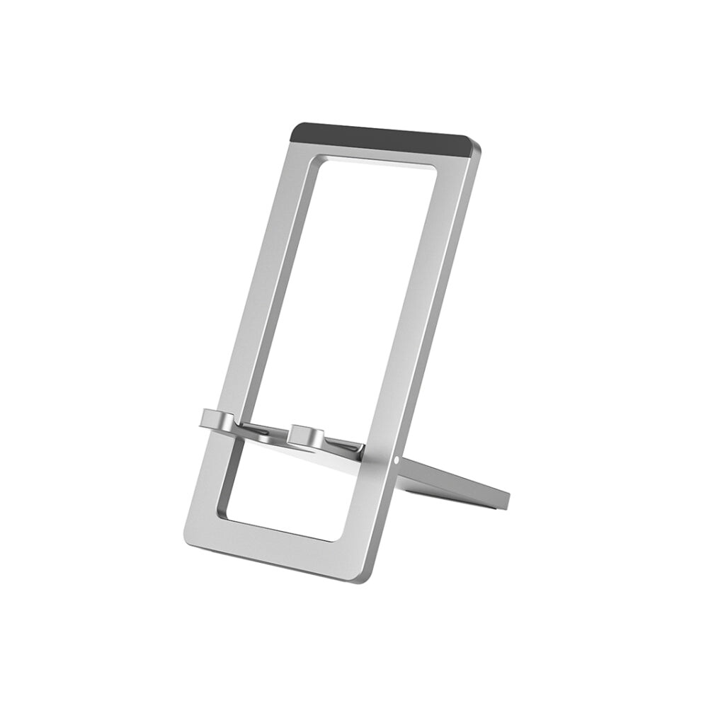 H18 Multifunctional Portable Phone Tablet Desktop Folding Stand(Silver) Silver 740441814292