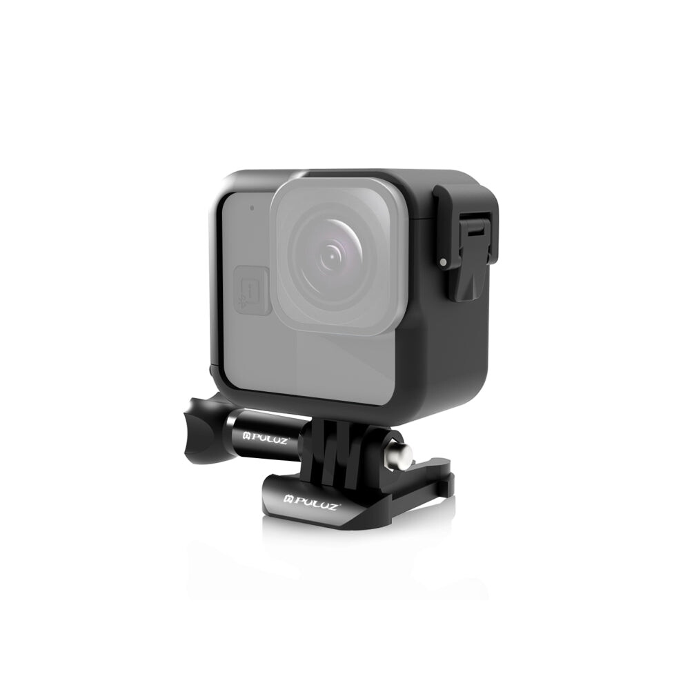 For Gopro Hero11 Mini Puluz Pc Plastic Border Frame With Buckle Basic Mount & Screw(Black) Black 740441817460