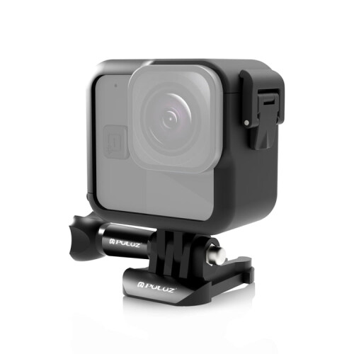 For GoPro Hero11 Black Mini PULUZ PC Plastic Border Frame with Buckle Basic Mount & Screw(Black) 1
