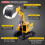 258-1 5 Channel 2.4G 1/24RC Remote-controlled Engineering Plastic Excavator Charging RC Car 7