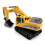258-1 5 Channel 2.4G 1/24RC Remote-controlled Engineering Plastic Excavator Charging RC Car 5