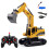 258-1 5 Channel 2.4G 1/24RC Remote-controlled Engineering Plastic Excavator Charging RC Car 2