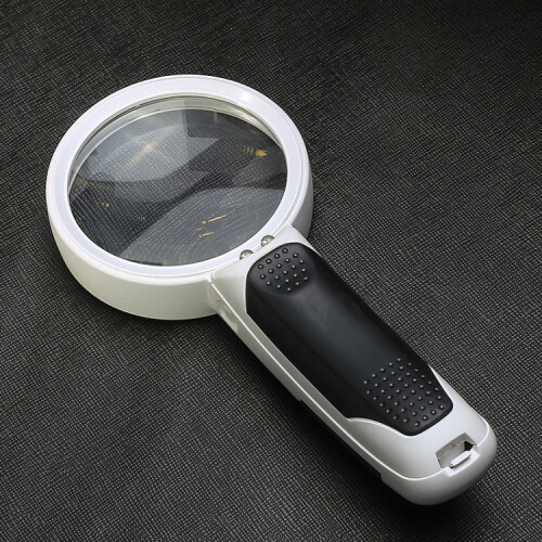 77350B Hand-Held With LED Light Reading Repair 10 Times Magnifier 2