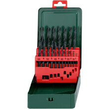 Metabo 627151000 HSS-R Twist Drills (19 pcs.), Green