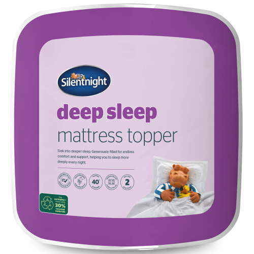 Silentnight Silentnight Deep Sleep Mattress Topper, White, Double 1