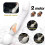 (White) Double Sided Dildo for Women Wand Vibrator Clit 1