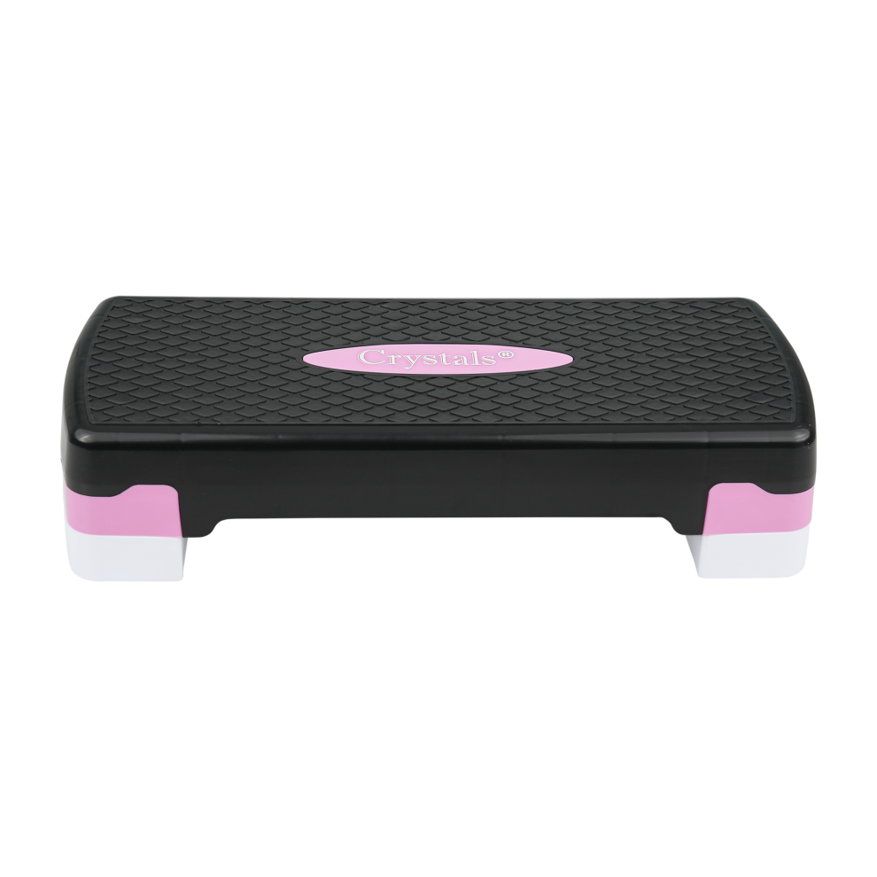 2 Level Adjustable Aerobic Fitness Yoga Step With Mat & Height Adjustment Blocks