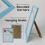 (black) A4 Photo Frame MDF Freestanding and Wall Hanging 11