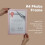 (black) A4 Photo Frame MDF Freestanding and Wall Hanging 16