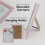 (black) A4 Photo Frame MDF Freestanding and Wall Hanging 18