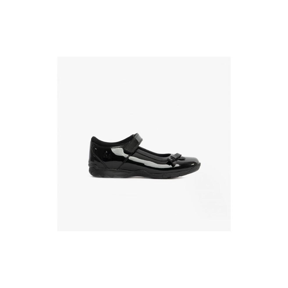 Hush Puppies (Uk 4, ) Carrie Girls School Shoes Black
