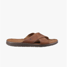(UK 7, Brown) Hush Puppies NILE Mens Sandals Brown