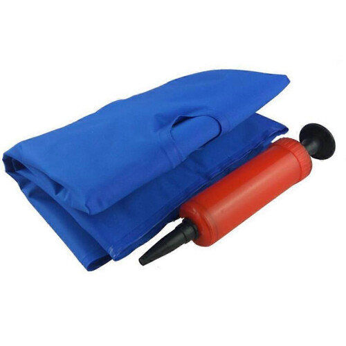 Air Inflatable Hypoallergenic Seat Cushion Backrest Blue 2