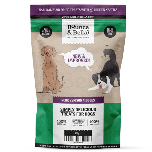 Pure Venison Nibbles, Just One Ingredient - NEW & IMPROVED 2