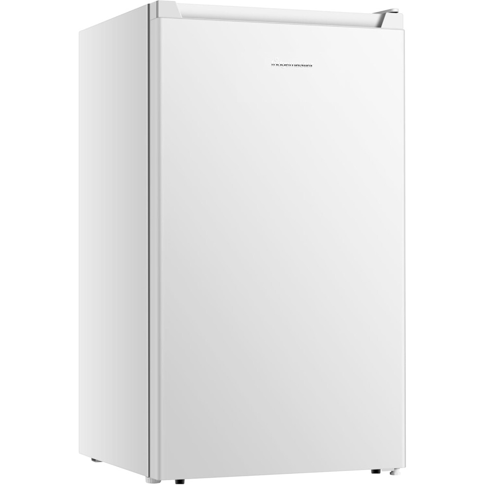 Fridgemaster MUZ4860E Freestanding Undercounter Freezer, 61Litres, 4 Star Freezer Rating, 48cm width, E Rated in White