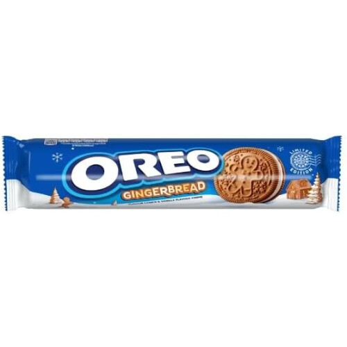 (Pack Of 2) Oreo Gingerbread Cookie Sandwich Biscuits 154g 2