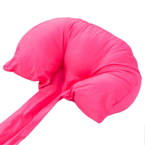 Pregnancy Support Pillow Adjustable Maternity Support Pillow for Sleeping Napping Red 1