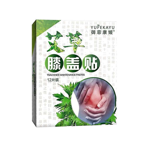 12pcs/sachet Patch Genou Extrait d'Armoise Patch Genou Articulation Ache Douleur Patch Genou Arthrite Rhumatoïde Patch Corporel 2