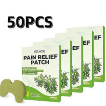 50pcs Knee Patch Wormwood Knee Sticker Plaster Extract Analgesic Cartilage Pain Relieving Patch Self xh