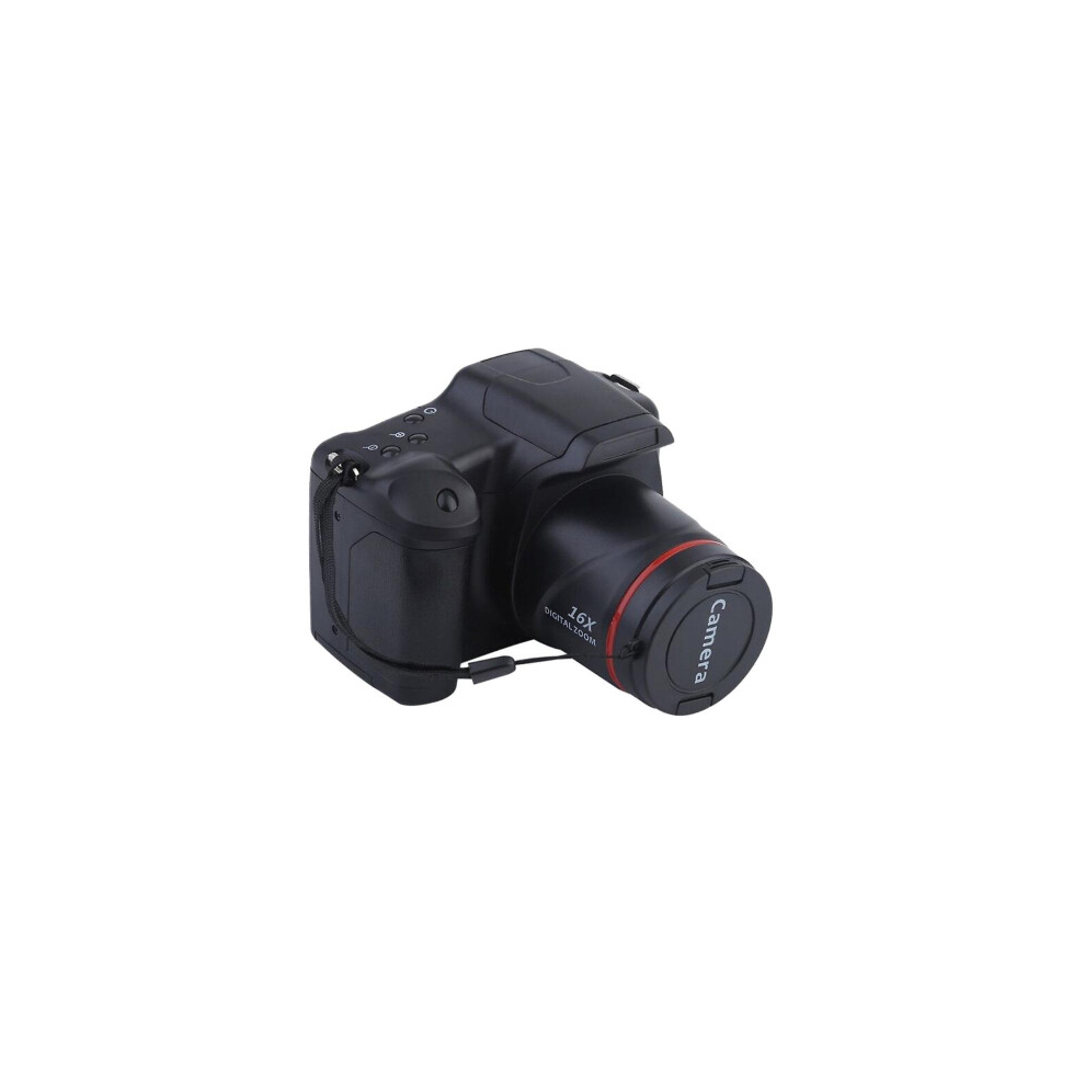 Professional Telephoto Digital Camera - 1080P Hd, 16Mp, 16X Digital Zoom, 2.4-Inch Lcd, Compact Photo/Video Camera Black