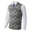 (M, Grey1) Mens Solid Sleeveless Pullover Outerwear Vest 2