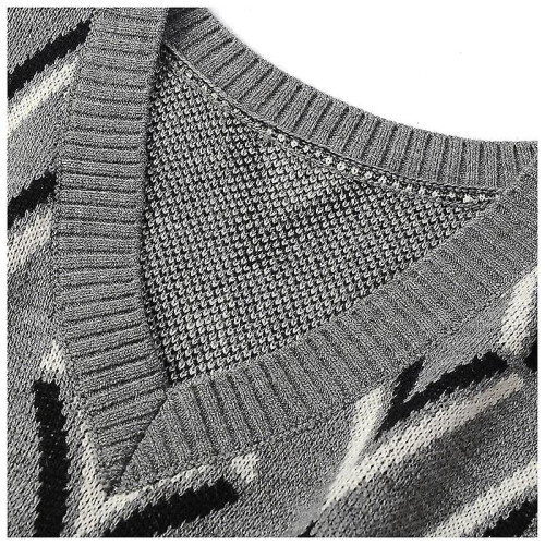 (M, Grey1) Mens Solid Sleeveless Pullover Outerwear Vest 2