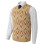 (L, Yellow) Mens Solid Sleeveless Pullover Outerwear Vest 2