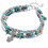 2pcs Boho Shell/starfish/turtle/ Weave Anklets Bracelets Beaded Adjustable 1