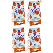 Daelmans Stroopwafels Mini Caramel Wafers Waffles Biscuits 200g (Pack of 4)
