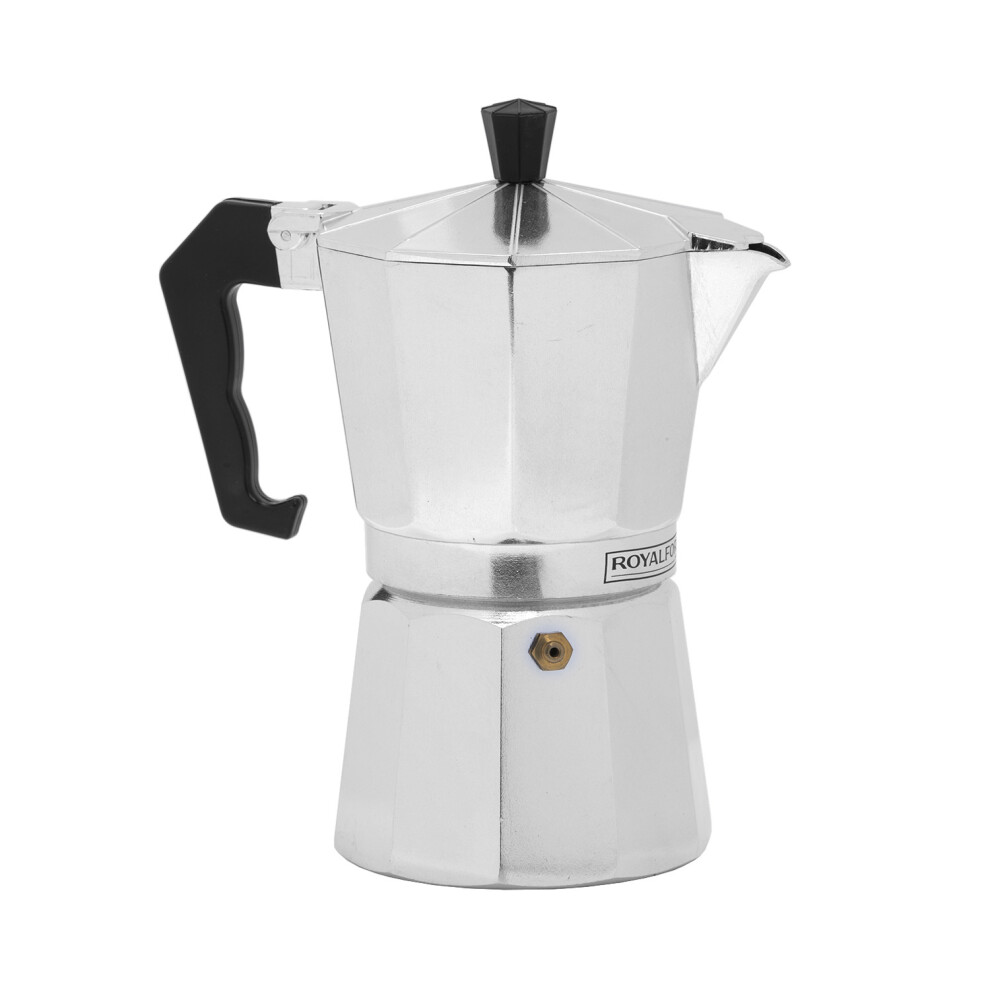 Royalford MokaPot Induction Italian EspressoMaker 3Cup/150ml CoffeePot