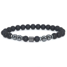 (3PCS, C) Anti Swelling Obsidian Bracelet Anklet Anti-varicose Swelling Anklet - Magnetic Therapy Slimming