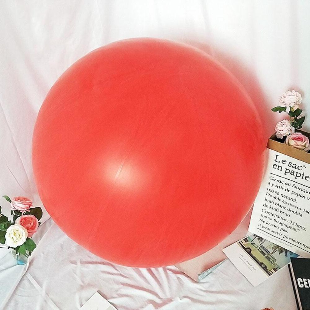 72 Inch Huge Jumbo Balloons Giant Latex Party Performance Decor Balloon Red