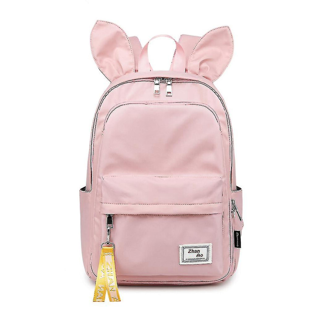 (pink) Middle School 2023 Student Schoolbag Women's Backpack Ins Style High School Simple Backpack-image-OPC-PFTYBMY-NEW