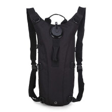 (Black) Tactical Outdoor Water Bag Backpack 3l Hiking Camping Water Pack Mountaineering Cycling Sports Portable Hydration Backpack