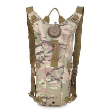 (CP camouflage) Tactical Outdoor Water Bag Backpack 3l Hiking Camping Water Pack Mountaineering Cycling Sports Portable Hydration Backpack
