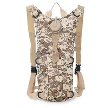 (Desert Digital) Tactical Outdoor Water Bag Backpack 3l Hiking Camping Water Pack Mountaineering Cycling Sports Portable Hydration Backpack