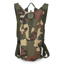 (Jungle camouflage) Tactical Outdoor Water Bag Backpack 3l Hiking Camping Water Pack Mountaineering Cycling Sports Portable Hydration Backpack