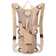 (Sansha camouflage) Tactical Outdoor Water Bag Backpack 3l Hiking Camping Water Pack Mountaineering Cycling Sports Portable Hydration Backpack