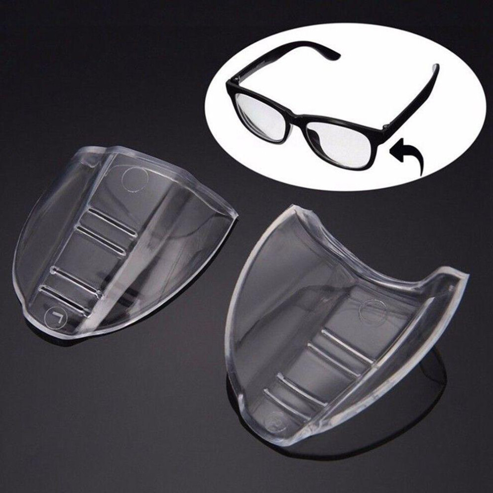 Durable Clear Flexible Side Shields Safety Glasses Eye Protection Goggles