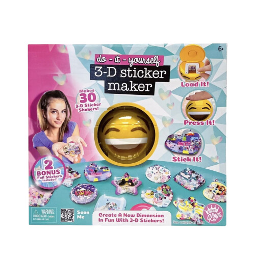 3D Sticker Maker Machine - Sticker Machine with Backgrounds, Gems & Stickers 1