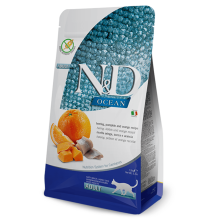 FARMINA N&D OCEAN CAT ARENA, ZUCCA E ARANCIA ADU 2x1,5kg