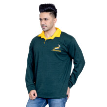 (4XL) Men's South Africa Rugby Long Sleeve Jersey