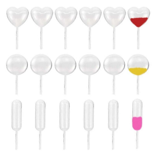 200pcs Clear Translucent Liquid Dropper Pasteur Pipettes for Cakes, Chocolates,easy Squeeze 1