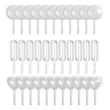 200pcs Clear Translucent Liquid Dropper Pasteur Pipettes for Cakes, Chocolates,easy Squeeze