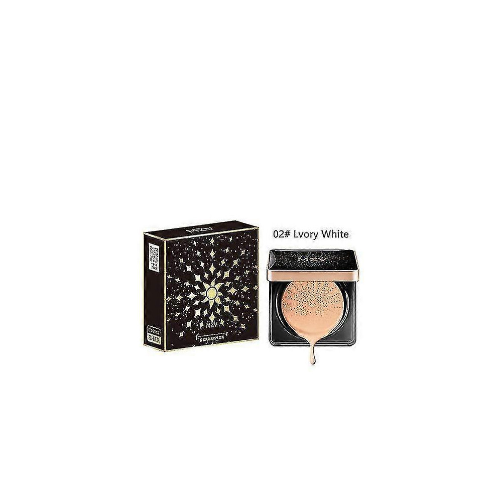 (ivory white) Mzv Bb Cream Waterproof Foundation Full Cover Oil Control Facial Makeup Concealer